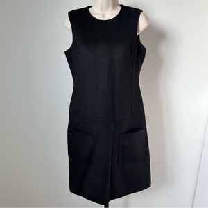 Michael Kors black dress Size 4 soft sleeveless with front pockets
